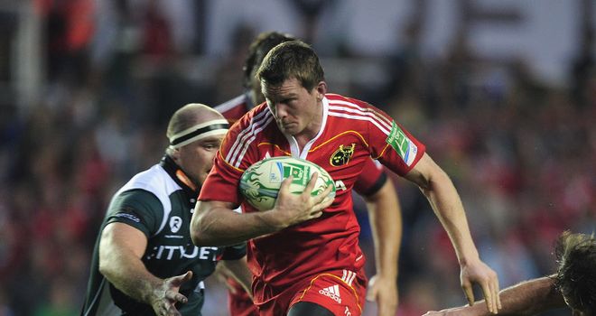 Hurley: Man of the match for Munster