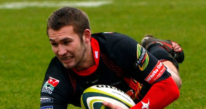 Martyn Thomas: try-scorer for Dragons
