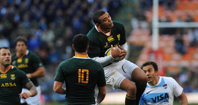 Bryan Habana: Scored the Boks&#39; third try