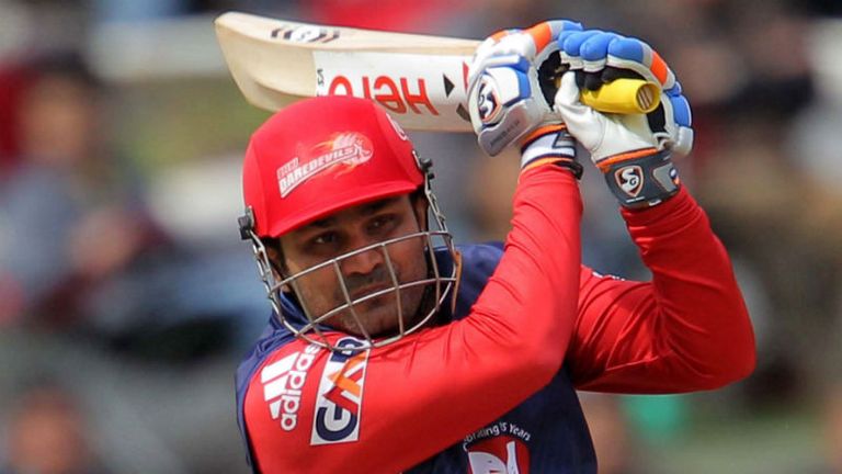Virender Sehwag hit 52 from 44 balls as Delhi Daredevils beat Perth Scorchers