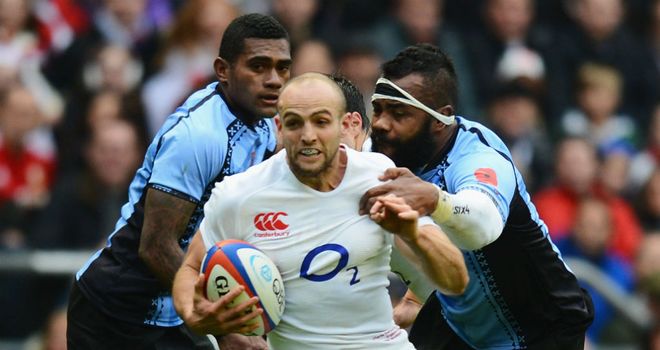 Charlie Sharples: scored England&#39;s opening try