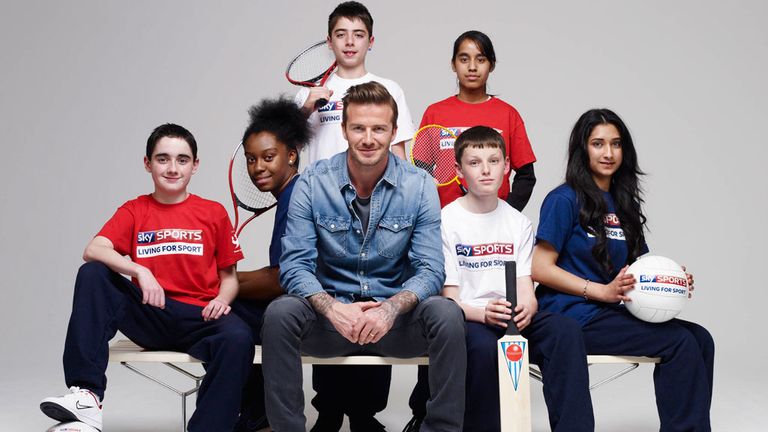 David Beckham OBE joined Sky as an ambassador in April of this year