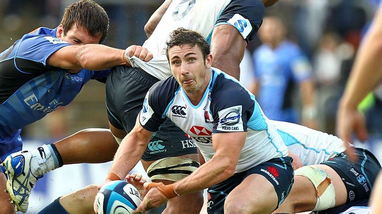 Brendan McKibbin in action for the Waratahs