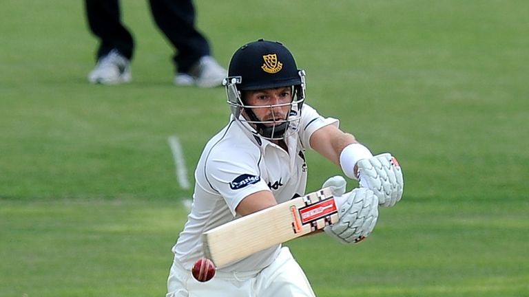 Chris Nash of Sussex bats during day two of the LV County Championship match against Nottinghamshire