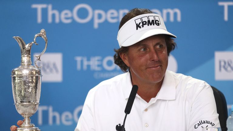 Phil Mickelson: Open win was fifth major victory