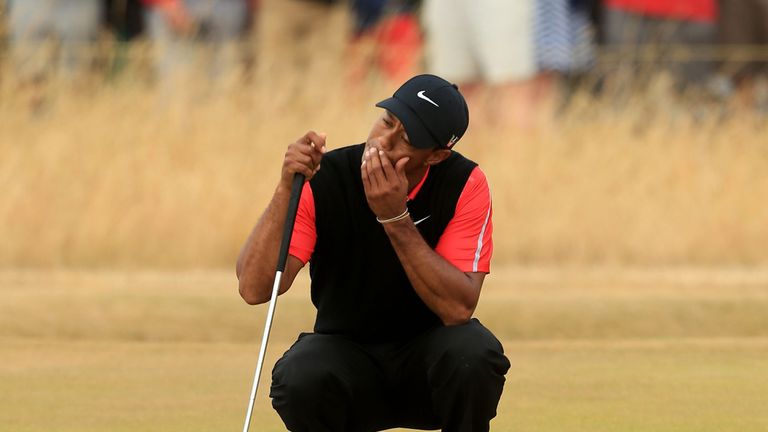 Tiger Woods: could only manage a three-over-par 74