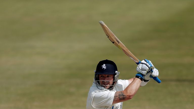Darren Stevens of Kent bats during day three of the LV County Championship with Gloucestershire