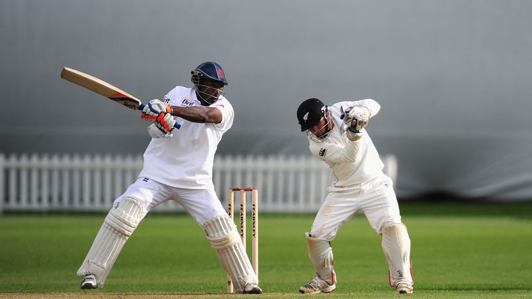 Michael Carberry during day two of the tour match between England Lions and New Zealand