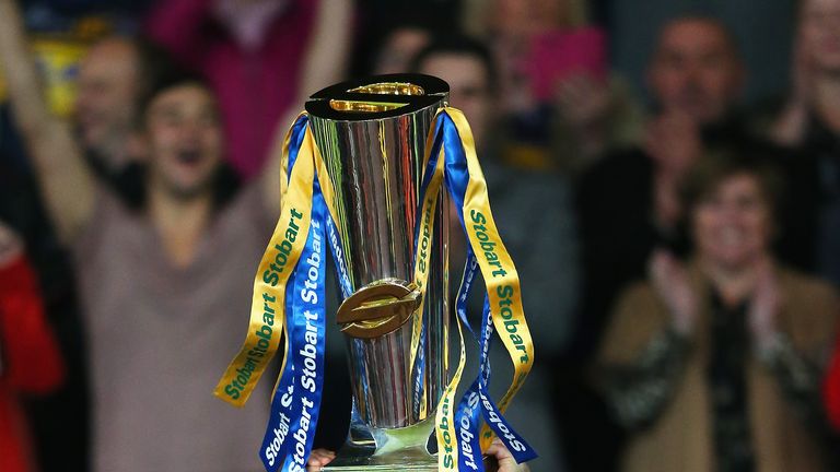Generic shot of the Super League trophy