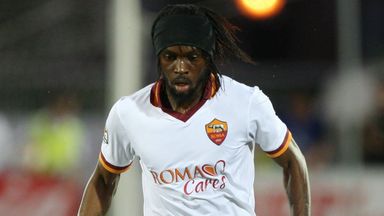 Gervinho: Netted a brace in Roma's victory