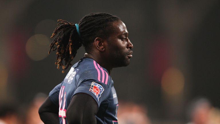PARIS, FRANCE - APRIL 05: Paul Sackey of Stade Francais looks on during the Amlin Challenge Cup quarter final match between Stade Francais and Exeter Chiefs at Stade Charlety on April 5, 2012 in Paris, France.  (Photo by David Rogers/Getty Images)