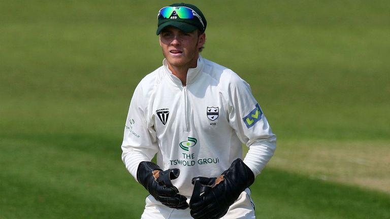 - Worcestershire wicketkeeper Ben Cox in action during day three of the Division One LV County Championship match between Worcestershire and Warwickshire 