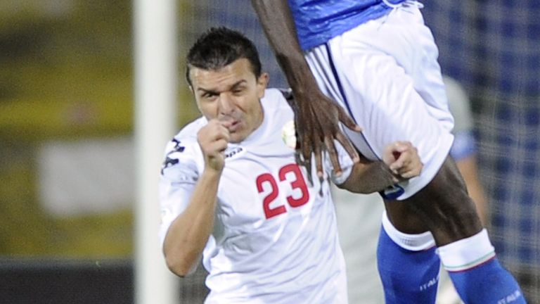 during the FIFA 2014 World Cup Qualifier match between Bulgaria and Italy at Vasil Levski National Stadium on September 7, 2012 in Sofia, Bulgaria.