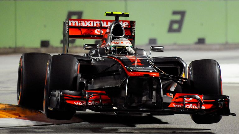 Lewis Hamilton: Took pole in Singapore in 2012