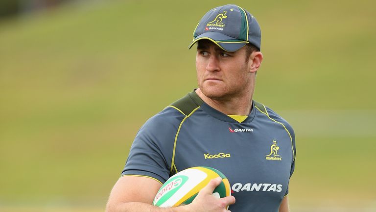 BRISBANE, AUSTRALIA - SEPTEMBER 05:  James Horwill looks on during an Australia Wallabies training session at Ballymore Stadium on September 5, 2013 in Brisbane, Australia.  (Photo by Chris Hyde/Getty Images)