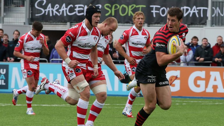 Joel Tomkins: Scored the opening try for Saracens