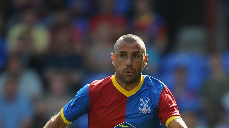Kevin Phillips of Crystal Palace during a Pre Season Friendly between Crystal Palace and Lazio at Selhurst Park 