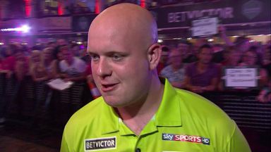 van Gerwen edges into final