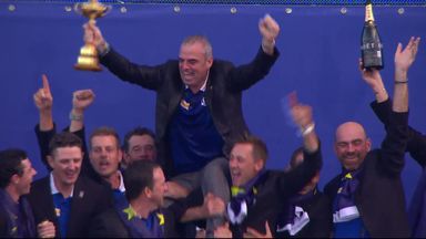 Europe lift the Ryder Cup