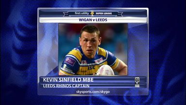 Sinfield expects tough Wigan test