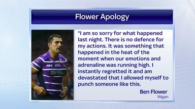 Flower apologises