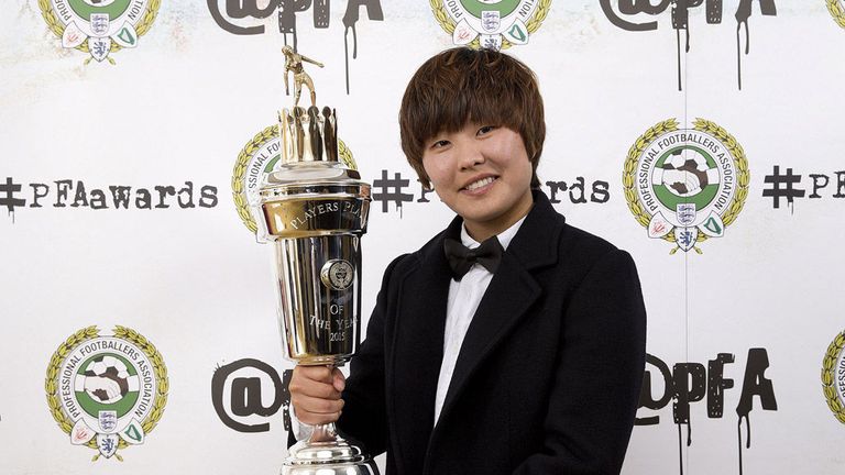 Chelsea midfielder Ji So-yun is the PFA Women's Player of the Year