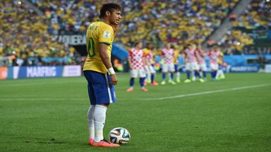 Neymar free kick