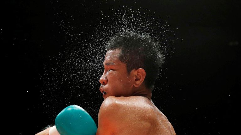 Boxing - WBA super-flyweight title - Kohei Kono of Japan v Inthanon Sithchamuang of Thailand