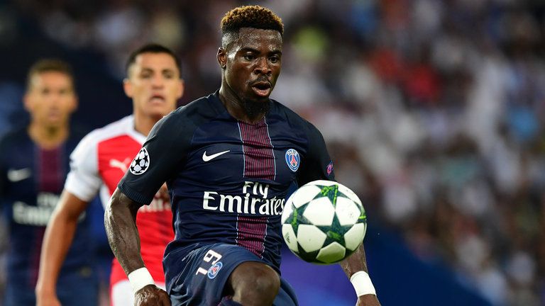 PSG say Serge Aurier refused entry to UK ahead of Arsenal game