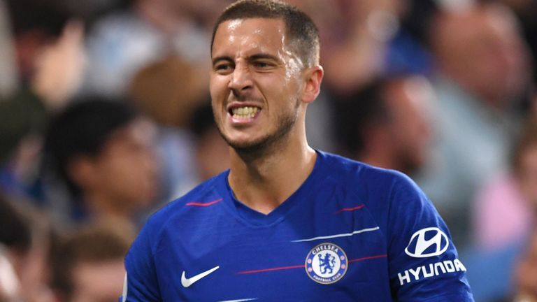 Eden Hazard has less than two years left on his Chelsea deal