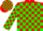 Silk - Red, Green Blocks