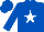 Silk - Royal Blue, White Star