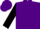 Silk - Purple, black sleeves, purple cap