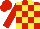 Silk - RED AND YELLOW BLOCKS