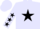 Silk - Lavender, Black Star, Black Stars on Sleeves