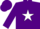 Silk - Purple, White Star