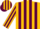 Silk - Gold, Maroon Stripes