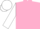 Silk - Hot pink, white 'V', white 'V' on sleeves, white cap