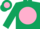 Silk - Dark Green, Pink disc