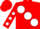 Silk - Red, large White spots, Red sleeves, White spots