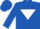 Silk - ROYAL BLUE, WHITE inverted triangle