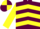 Silk - MAROON & YELLOW CHEVRONS, yellow sleeves, quartered cap