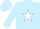 Silk - Light Blue, White star