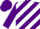 Silk - Purple and White Diagonal Stripes, Purple Sleeves