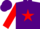 Silk - Purple, Red star and sleeves