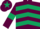 Silk - Maroon, Dark Green chevrons, armlets and star on cap