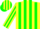 Silk - Yellow, green stripes