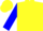 Silk - Yellow, green circled black 'l',  blue sleeves