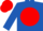 Silk - Royal blue, red ball, red cap