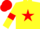 Silk - Yellow body, red star, yellow arms, red armlets, red cap